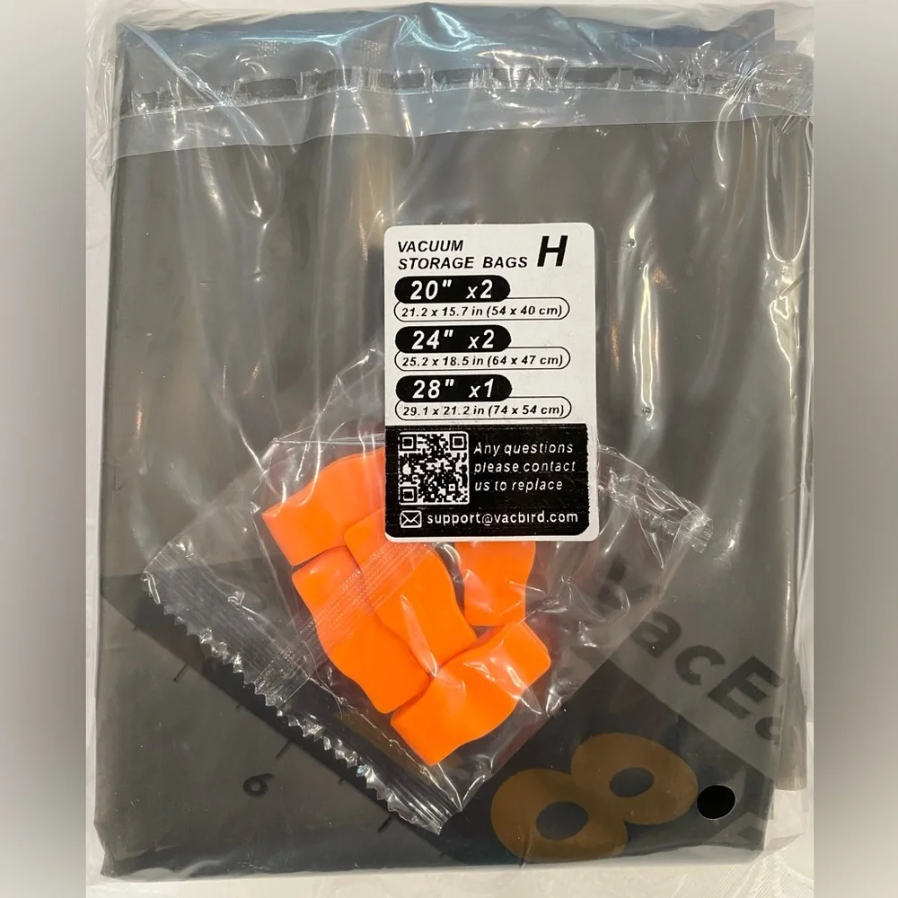 20 Pack Portable Space Saver Bags Vacuum Compression Packing Seal, Wireless Pump - Picture 13 of 14